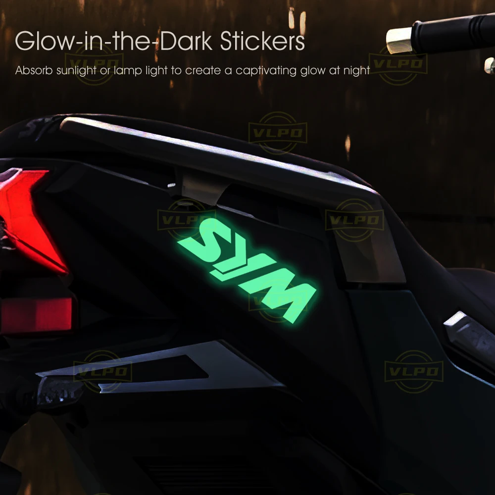 Motorcycle Glow Stickers Decal for SYM JET14 JETX Cruisym Maxsym Joymax Symphony Adx/Jet X/Joyride/GTS 125 300 250i Accessories