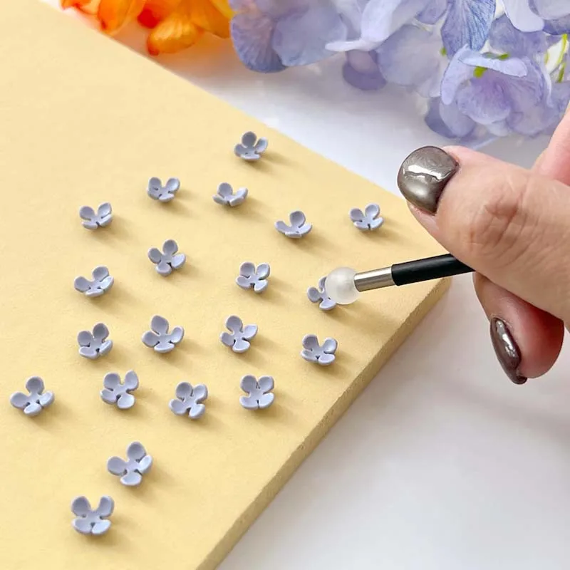 Mini Flower Leaf Petal Polymer Clay Cutters Clay Cutting Molds DIY Hand Tools Polymer Clay Tools Earrings Jewelry Makings