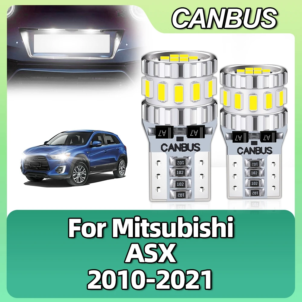 

W5W T10 LED Signal Bulbs Canbus Car Interior Map Dome License Plate Lights For Mitsubishi ASX 2010 2011 2012 2013 2014 2015-2021