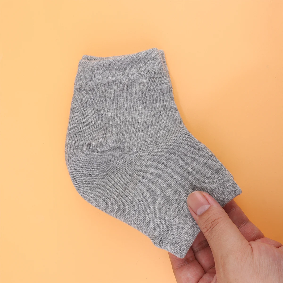 

2Pairs Moisturizing Gel Socks Anti-Crack Heel Protector Soft Breathable Ankle Socks for Preventing Foot Crack Care