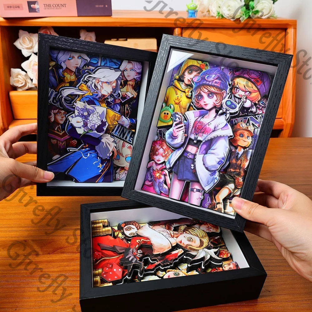 

Identity Ⅴ Decorative Picture Gardener Anime Photo Frame Stereoscopic Garage Kits High Quality Desktop Decoration Mercenary Gift