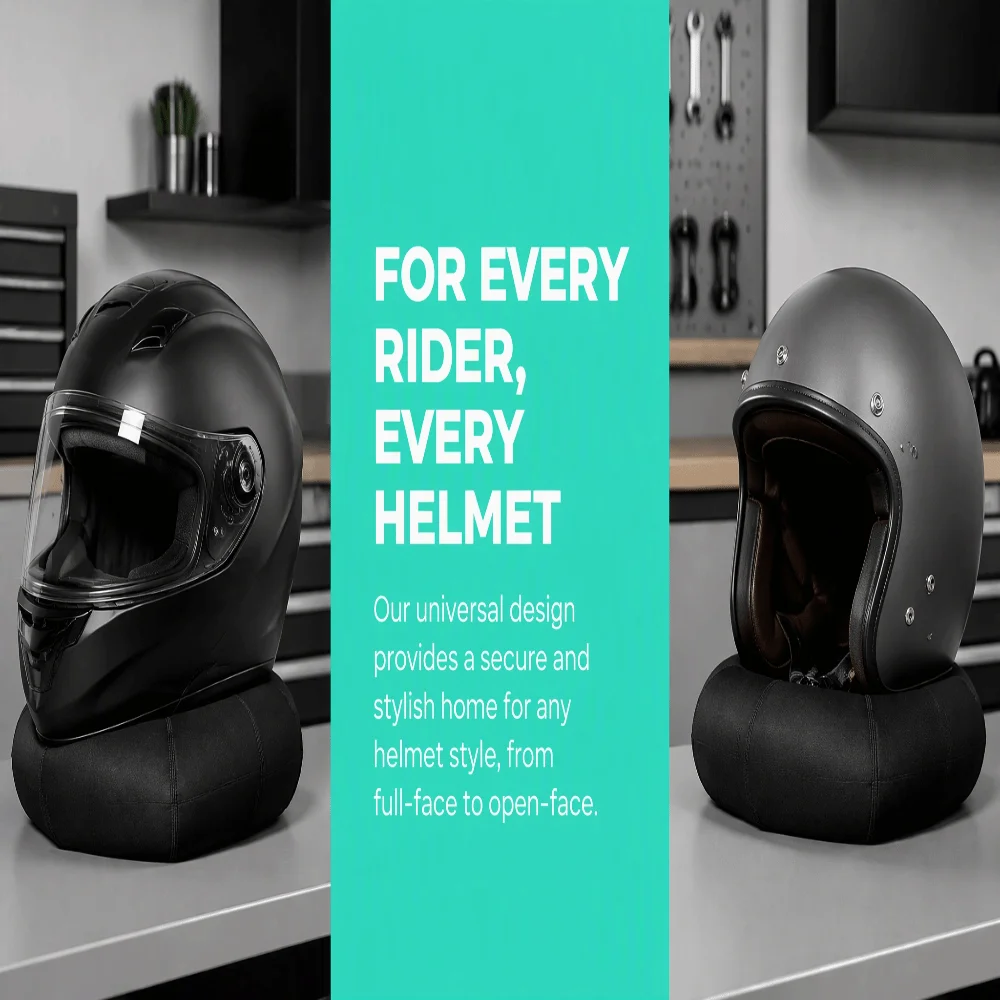 Organizer Anti-Roll Helmet Stand Soft Portable Helmet Holder Helmet Support Cushion Motorcycle Helmets