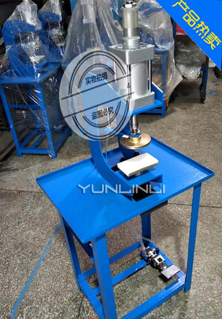 70*110mm Pneumatische Ponsmachine Kleine en Sterke Power Ponsen Verwerkingsapparatuur Voor Leer, Schoen Bovenwerk