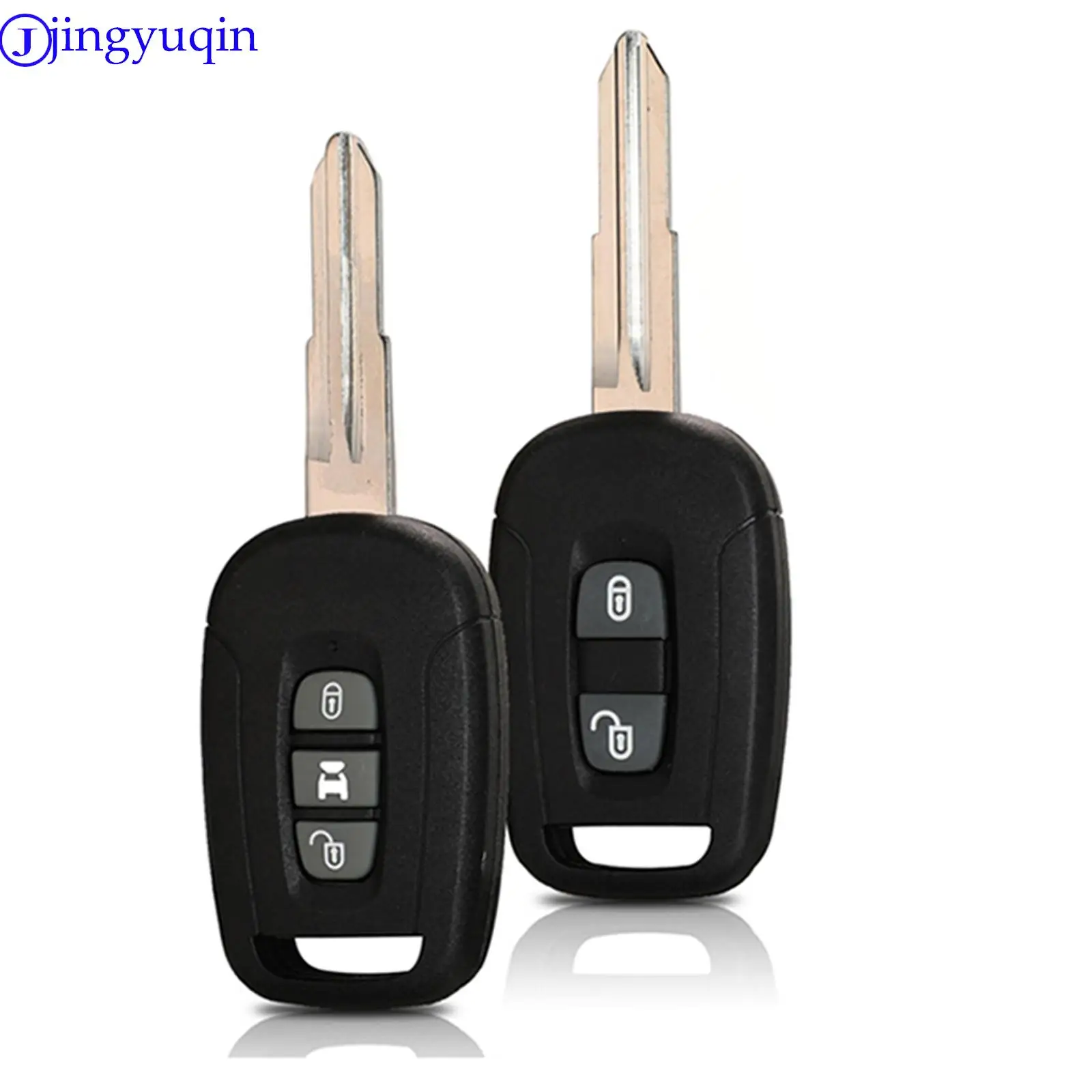 jingyuqin 2/3 Buttons Car Key Case For Chevrolet Captiva For opel Antara Car Key 3 Buttons Blank Key Casing Cover