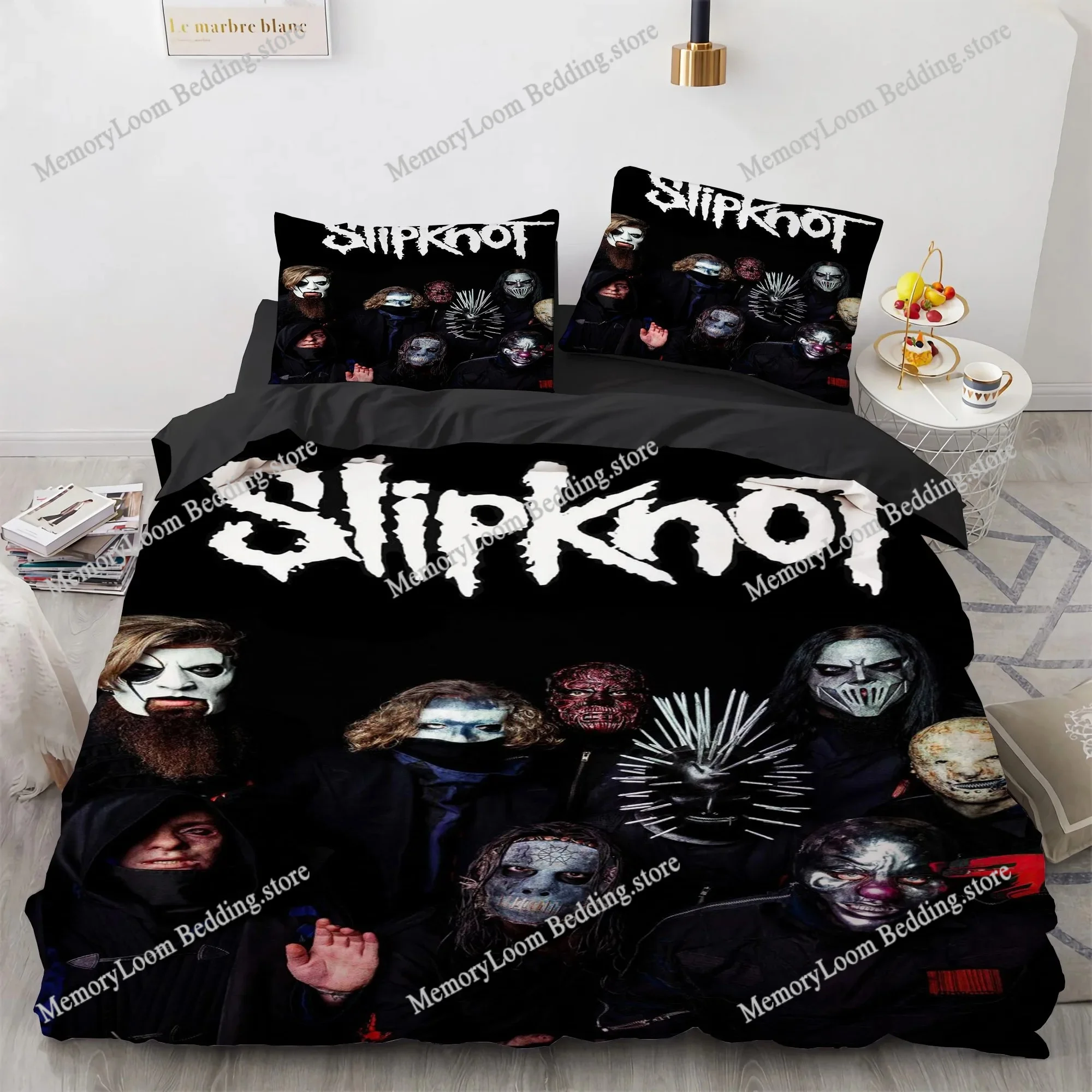 3D Printing Trendy Soft Resident-Evil Game Bedding Set Duvet Cover Pillowcase Comforter King/Queen Size Boys Adult Bed Set view 6