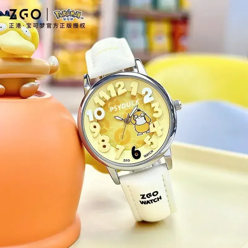 ZGO Co-branded Pokemon Series Watch Men's Sports Waterproof Student Trend Pikachu Quartz Electronic Watch Gifts