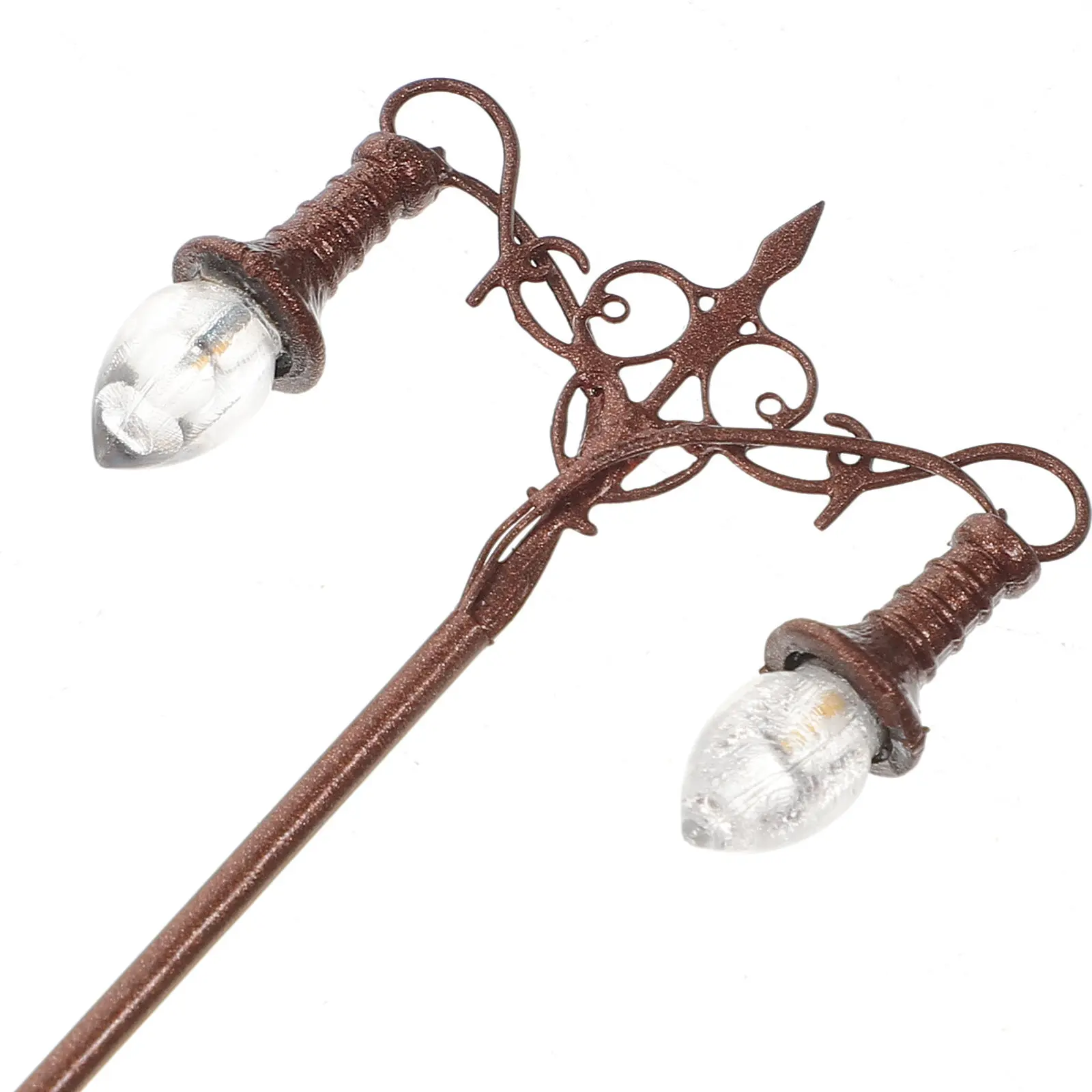 Decorative Miniature Yard Lamp For House Sand Table Decor Mini Led Garden Light Microlandscape Ornament Miniature Lamp