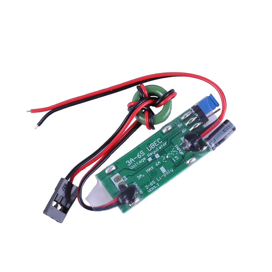 HOBBYWING Original 5V/6V UBEC para coches RC 3A Max 5A bajo ruido RF blindaje completo regulador de conmutación antiinterferencias