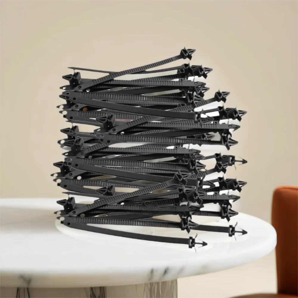 

Multipurpose Cable Tie Buckle Nylon Buckle Universal Self-Locking Heavy Duty Zip Ties Cable Tie Retainer Plastic Cable Ties Tool