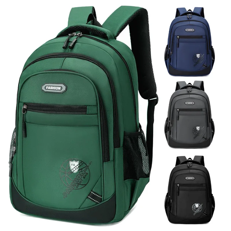 

Сплошной цвет, утолщенная легкая дорожная сумка большой вместимости, школьная сумка для мальчиков, рюкзак для школьников для девочек, распродажа