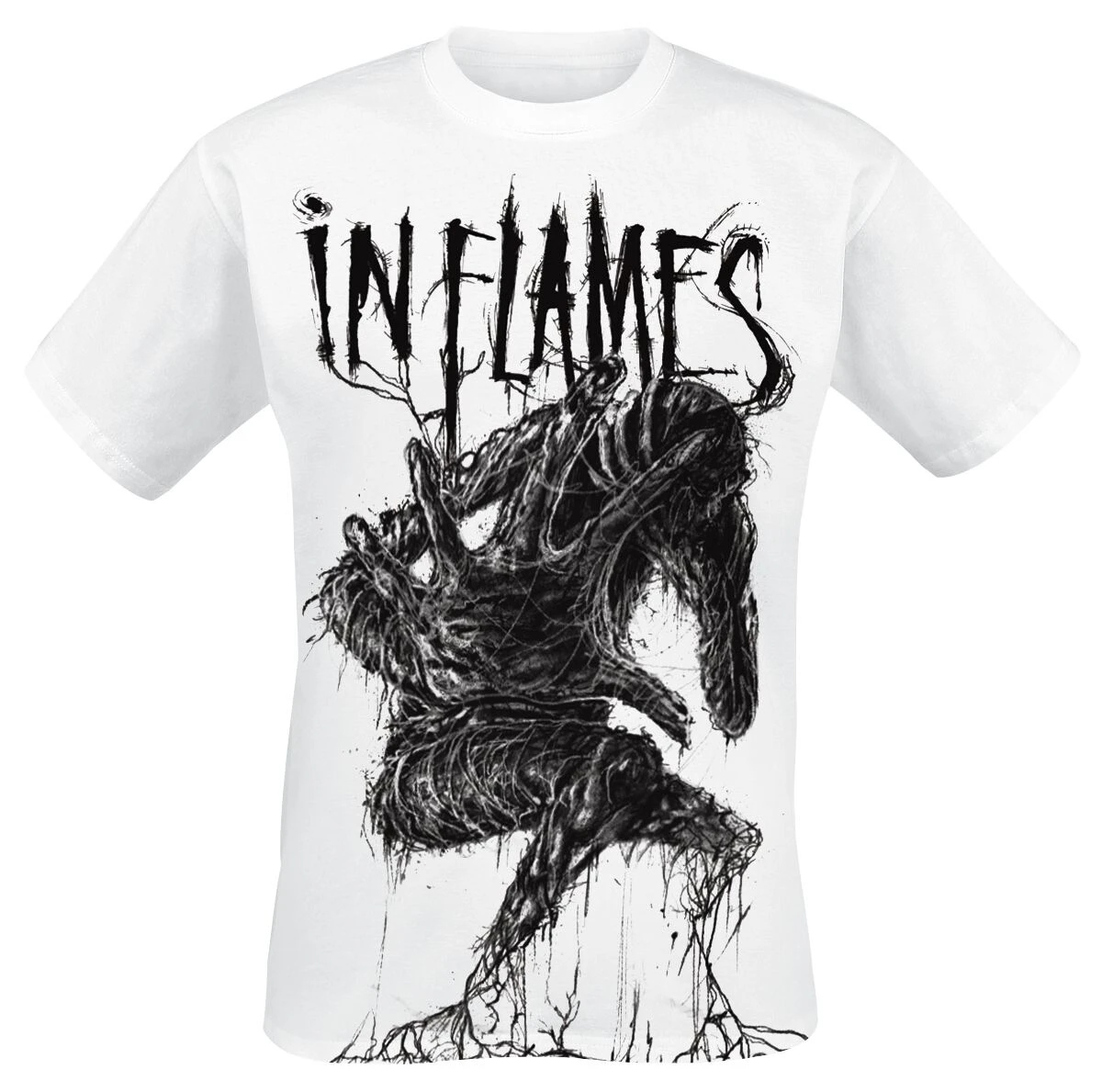 Top in Flames Graphic Cotton Band T-shirt Unisex Summer Short Sleeve Fashion Brand Tee Luxury Casual Vintage Tees