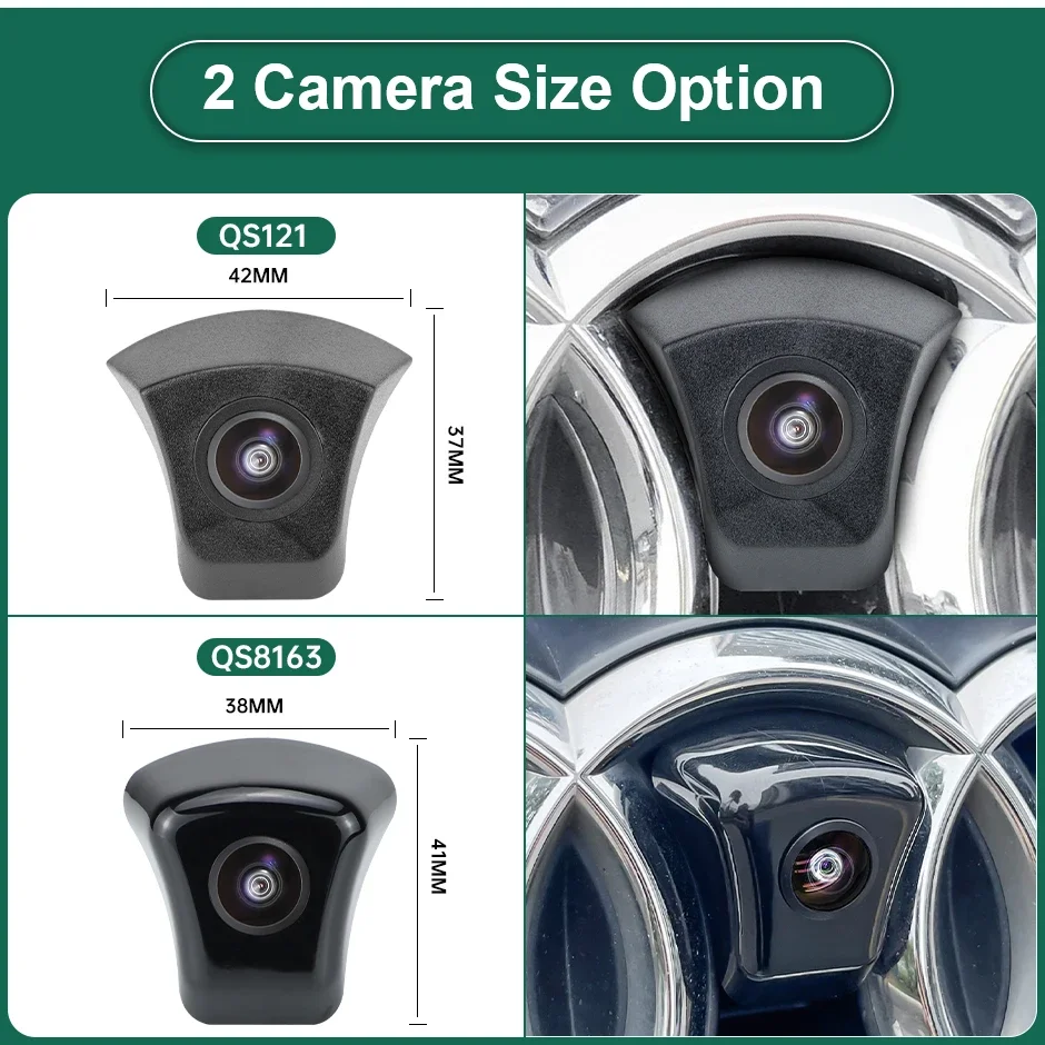 Ownice for Audi A1 A3 A4 A5 A6 A7 Q3 Q5 Q7 TT Vehicle CCD AHD 1080P Starlight Night Vision Front View Fisheye Lens Logo Camera