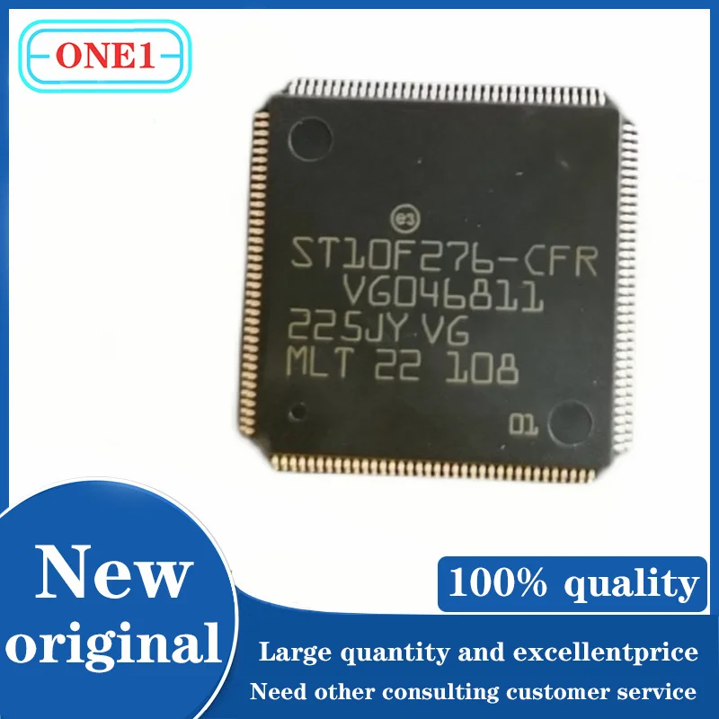 1PCS/lot New original ST10F276-CFR ST10F276CFR ST10F276 QFP144 Car audio circuit board CPU