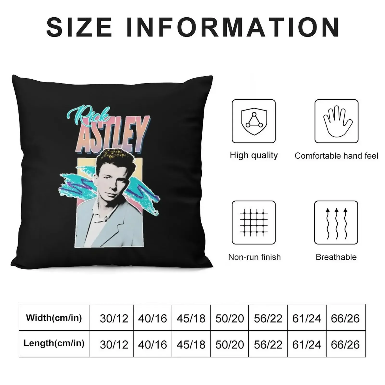 Rick Astley Throw Pillow Plaid Sofa Pillowcases For Pillows Decorative Cushions sleeping pillows pillow