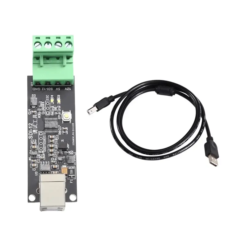SQPP-USB To SDI-12 Board SDI12 Sensor Test For Protocol Capture Debugger