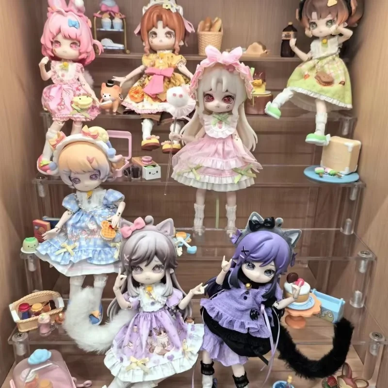 Come4free ミントファンタジーの森ブラインドボックス Bjd 12 ポイント Bjd 可動フィギュア 1/12 アクション置物人形装飾モデルギフトおもちゃ