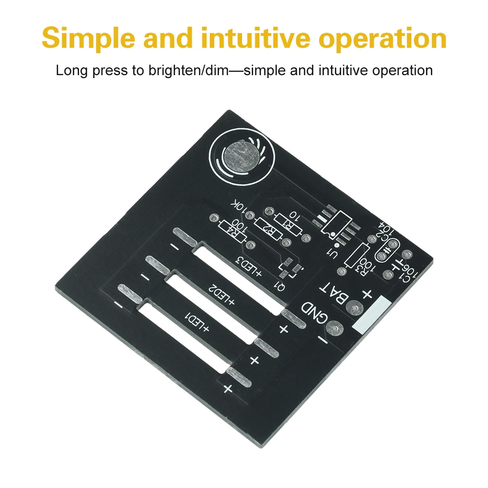 تيار مستمر 6 فولت اللمس التبديل وحدة الاستشعار البصري مهارات لحام الإلكترونية ممارسة اللمس ستبليس يعتم لتقوم بها بنفسك عدة ﻿ ﻿