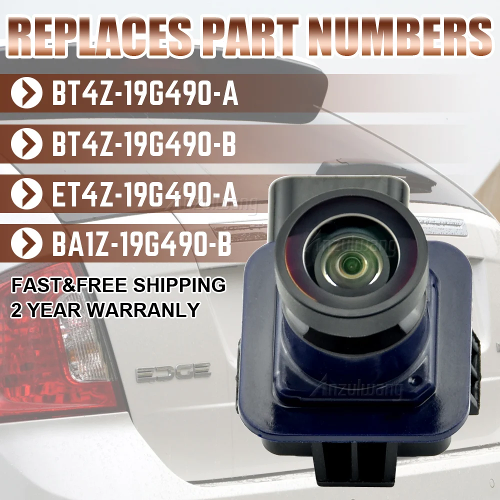 

New Rear View Camera Reverse Backup Parking Assist Camera For Ford Edge 2011-2015 BT4Z-19G490-B BT4Z19G490A