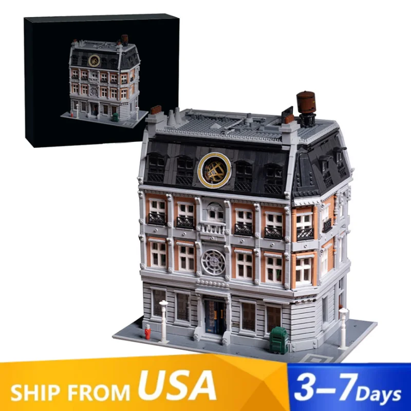

6564PCS Movie Sanctum Sanctorum House Modular Buildings Blocks City View Apartment Architecture Brick Model Kit Adult Kid Gifts