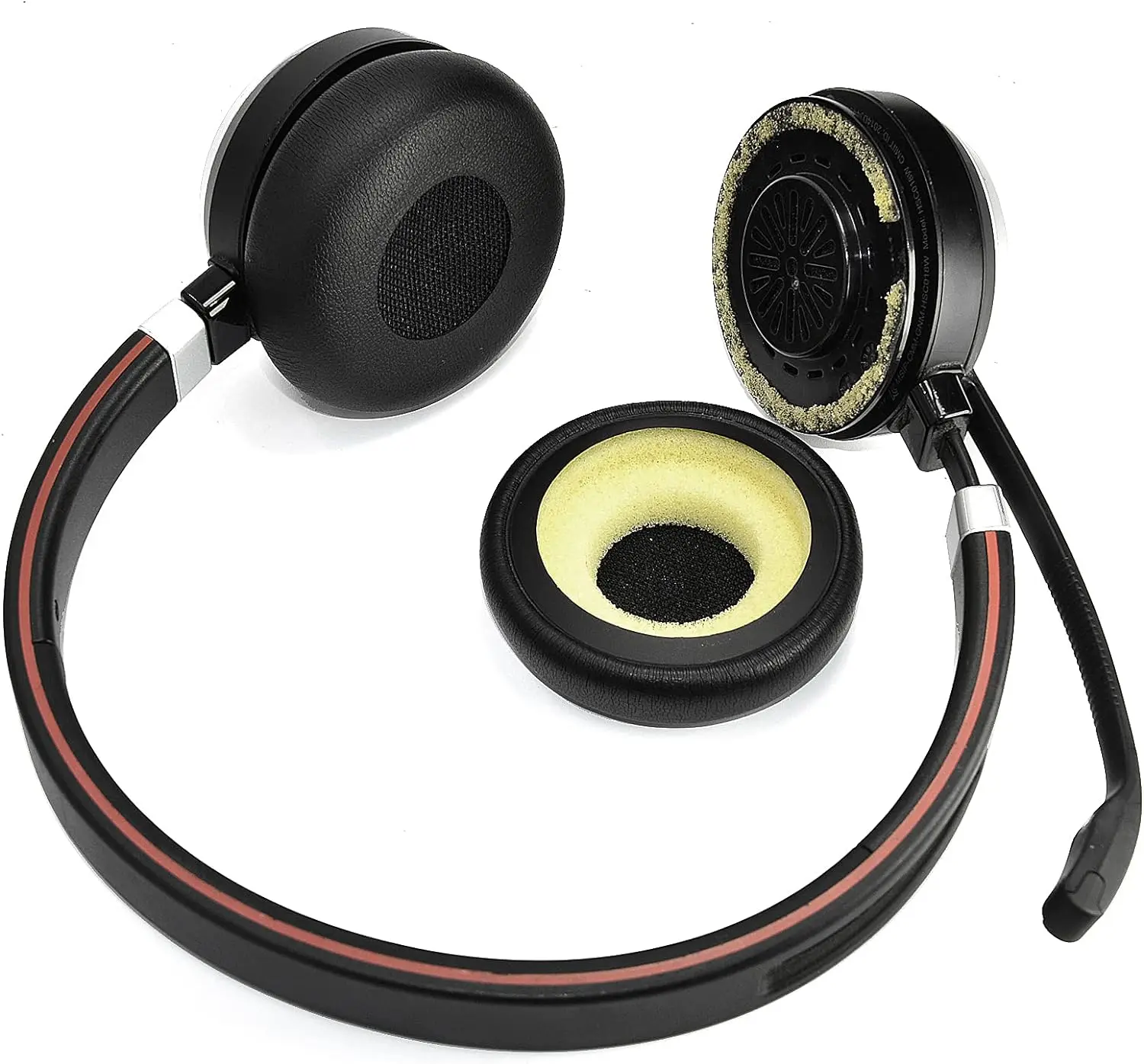 Coussinets d'oreille de remplacement Evolve 65 40 30 20 compatibles avec Jabra Evolve 65UC / 65MS / 40UC / 40MS / 30US
