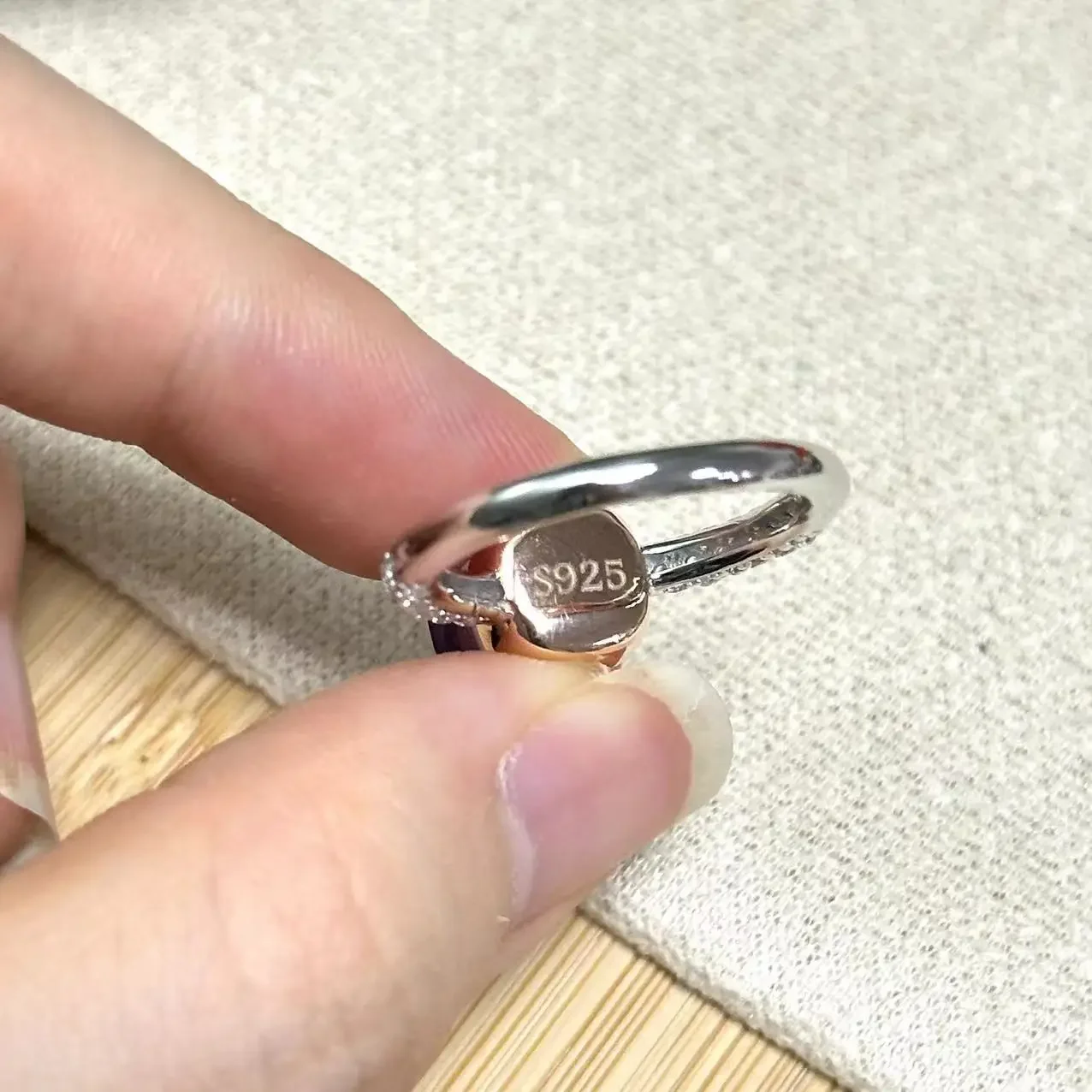 10.6 مللي متر S925 خاتم الفضة ارتفع الذهب معدن 32 ألوان الحلوى نمط الزركون كريستال خاتم للنساء غرامة مجوهرات حفلة هدية خاتم عصري #6