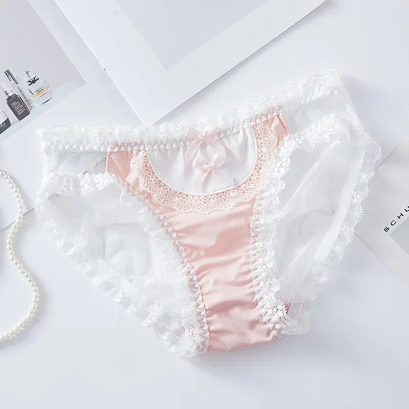 新しい配信パンティー下着ティーンエイジャー女性若い女の子スタッドネット白黒ファッション