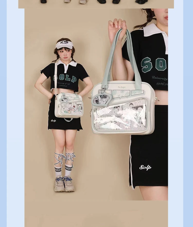 

Original Two-dimensional Manga Lta Bag Casual Daily Shoulder Portable Messenger Bag Bag Japanese Girl Student Versatile Model