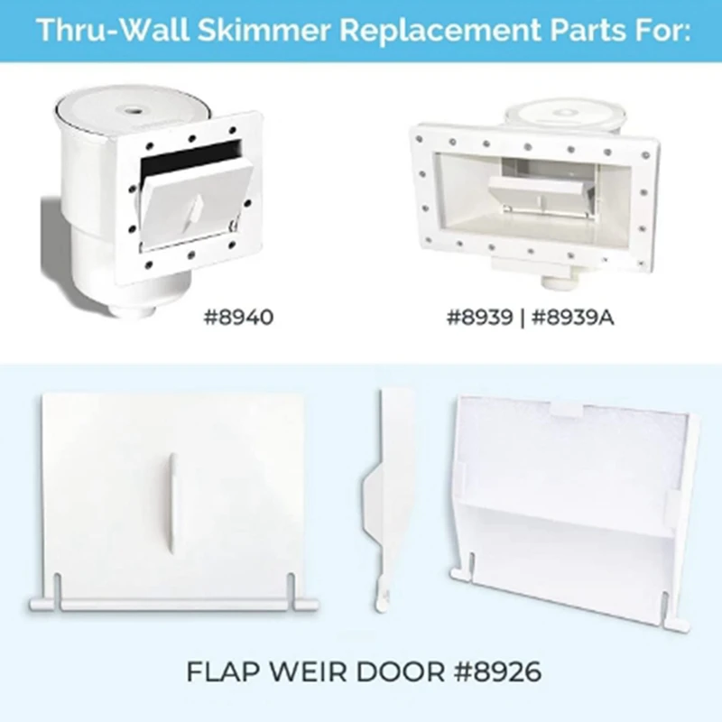 Replacement Damper Plate For Hayward 8926 Skimmer, Pool Skimmer Door Assembly 8926 Replacement Plate