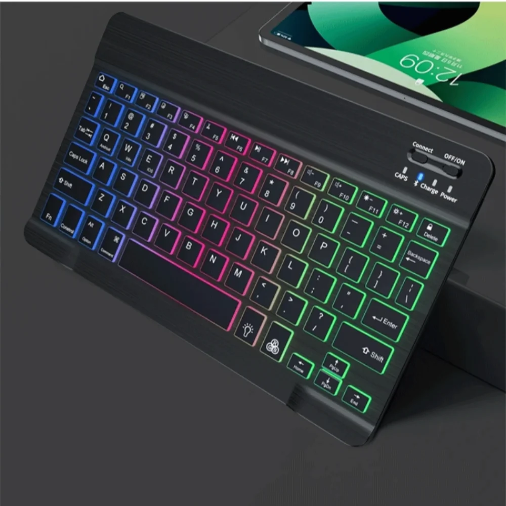 Mini Backlit Rgb Bluetooth Wireless Keyboard Mouse For Tablet Cell Phone Windows Android Ios Ultra Light Slim Ipad Keyboard