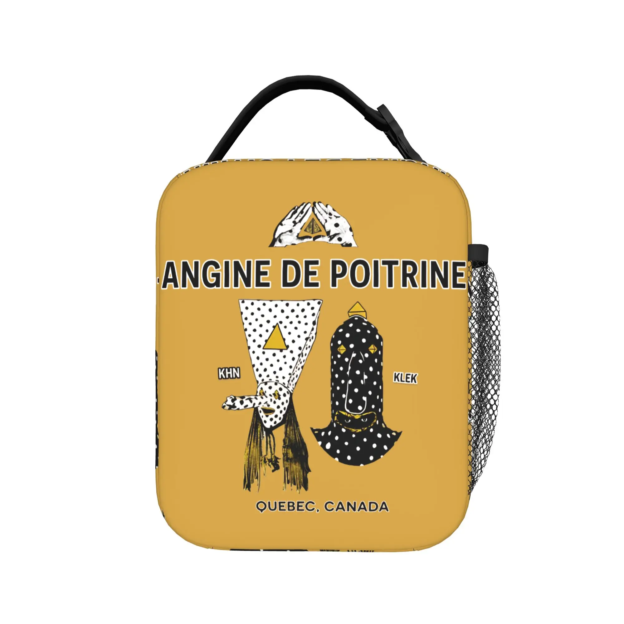 

Angine de Poitrine Band Lunch Bag Portable Lunch Box Adult Office Graphic Cooler Bag Kawaii Waterproof Thermal Lunch Bags