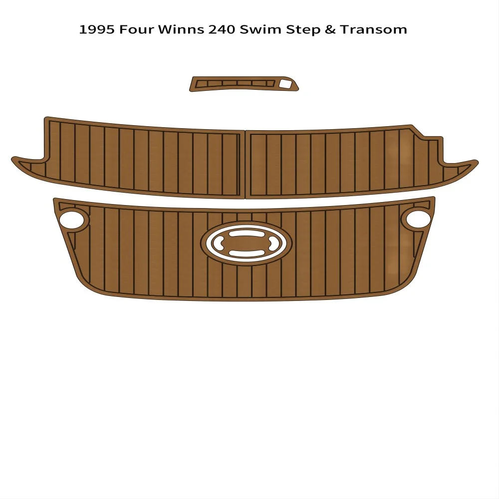 

1995 Four Winns 240 Swim Platform Transom Boat EVA Foam Teak Deck Floor Pad Mat Backing Self Adhesive SeaDek Gatorstep Style