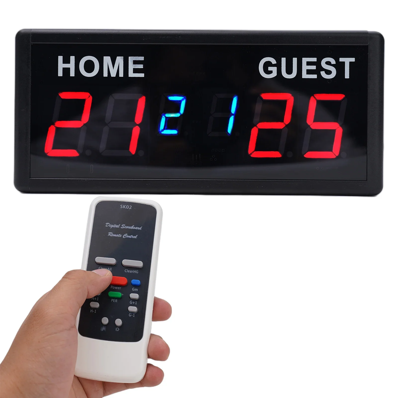 

Team Sports Scoreboard Electronic Football Power Adapter Remote Control Snooker Tennis Scoreboard Sporting Goods