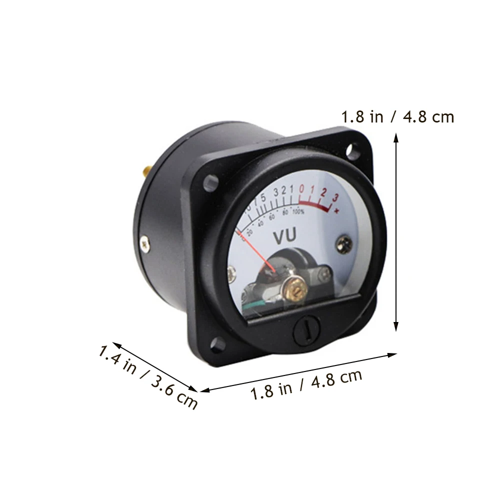 

1pcs 45Mm Vu Meter Sound Level Indicator For Amplifier Replacement Level Indicator Audio Testing Instrument