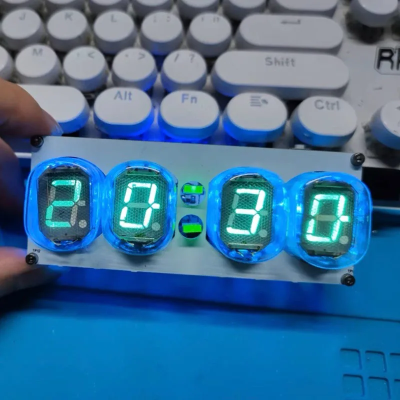 

Fluorescent Tube Clocks, Retro Technology, Simulated Glow Tube Clock, Fate Stone Gate, E-sports Desktop Decoration Ornament Gift