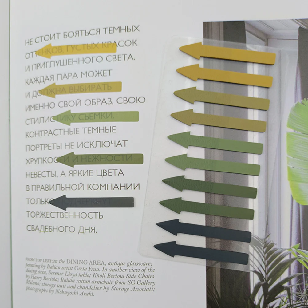 School Page Markers Color Pointed Index Stickers Labels Reading Sticky Tabs Book The Pet Student Flags