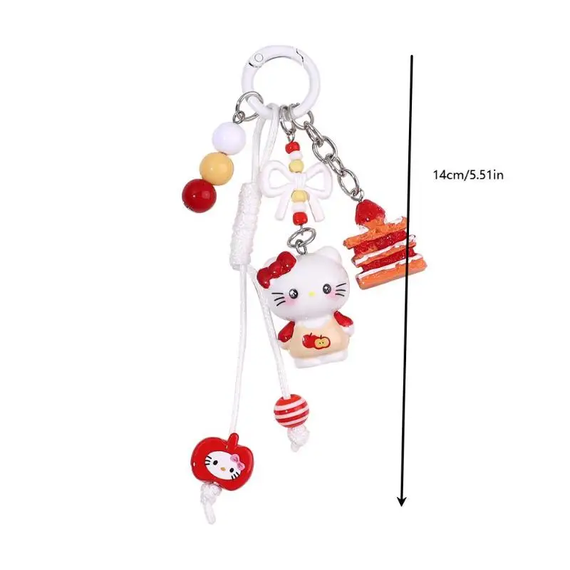 Portachiavi con ciondolo Sanrios Anime Hellokittys Portachiavi con borsa Zaino Portachiavi Accessori pendenti vintage per regalo per ragazze