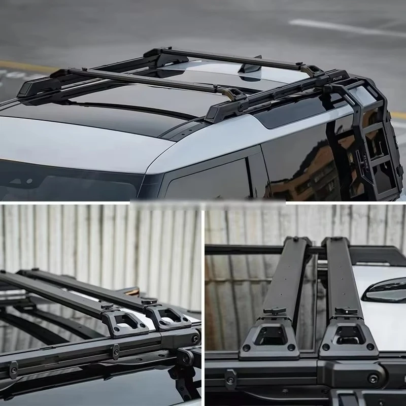 Heavy Duty Roof Rack Crossbar & Platform Rack Kit for Defender, Luggage Carrier, Exterior Modification Accessories