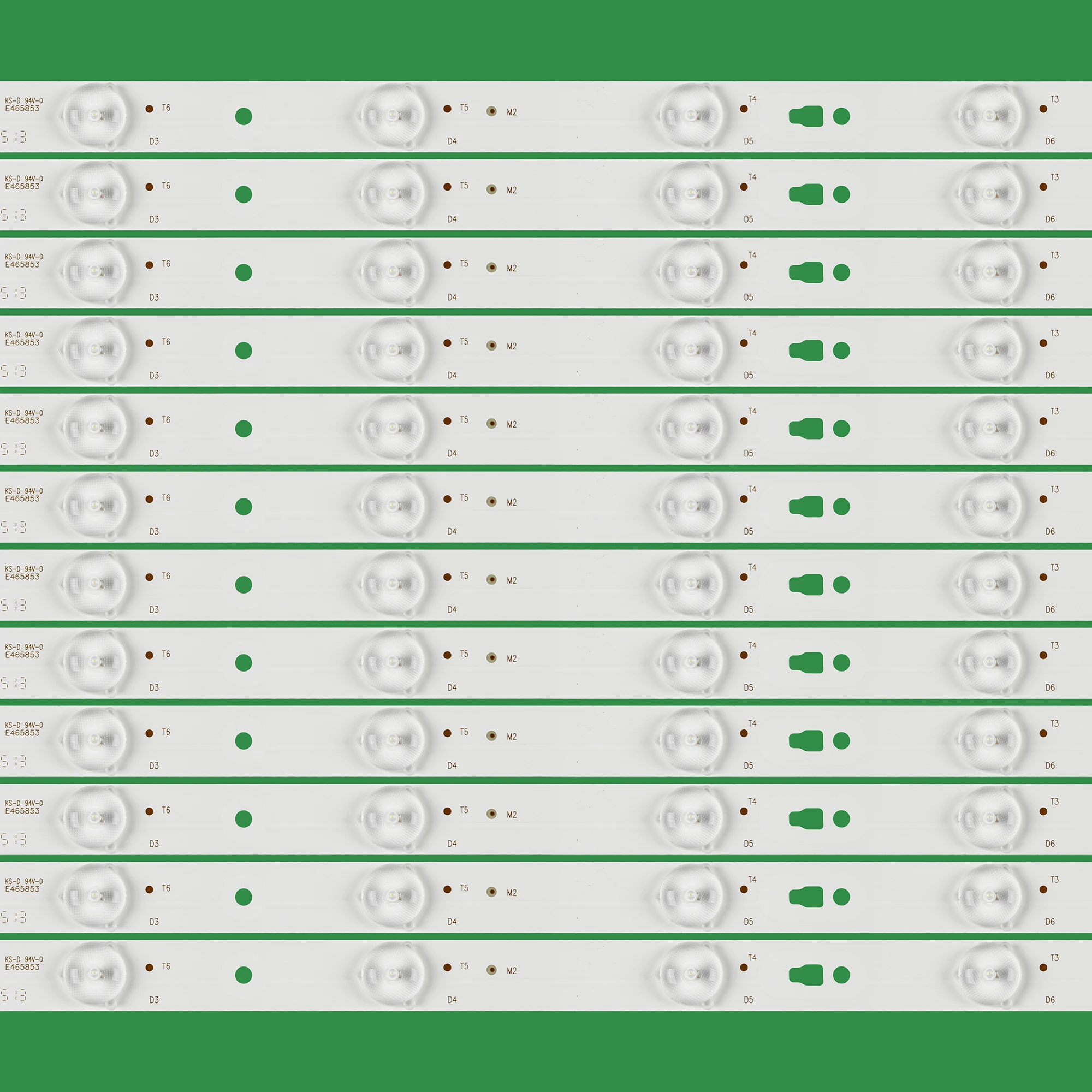 Striscia LED per Haier LE55F32800 LE55F3000W LE55A910 LE55G3000 LH55U3200 LD55U3300 LE55M600 LE55M35S LED55D8-05(A) 30355008210