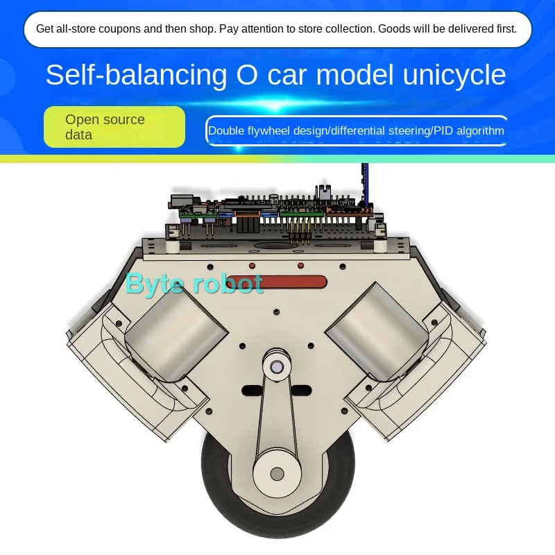 1WD الدراجة الهوائية الأحادية العجلة سيارة التوازن الذاتي O-نوع عجلة واحدة PID App التحكم خوارزمية دبابة مع جهاز للتحكم عن بُعد دراجة ل STM32 سيارة روبوت قابلة للبرمجة