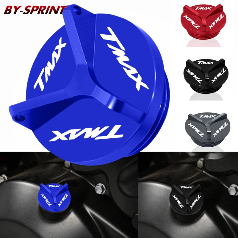 High Quality For YAMAHA T-MAX500 TMAX500 T MAX 500 2008-2012 2011 2010 2009 Motorcycle CNC Engine Oil Cap Bolt Screw Cover