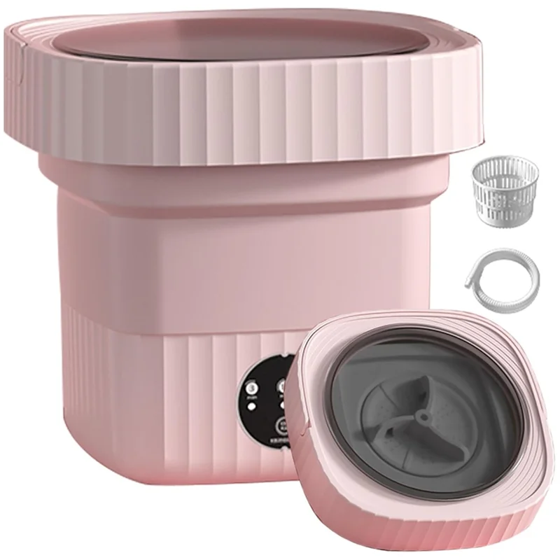 

Мини-мойка 6л с корзиной для слива, портативная складная стиральная машина Forapartment Dorm Trave Fordeep Cleaning Underwear B, вилка европейского стандарта-A