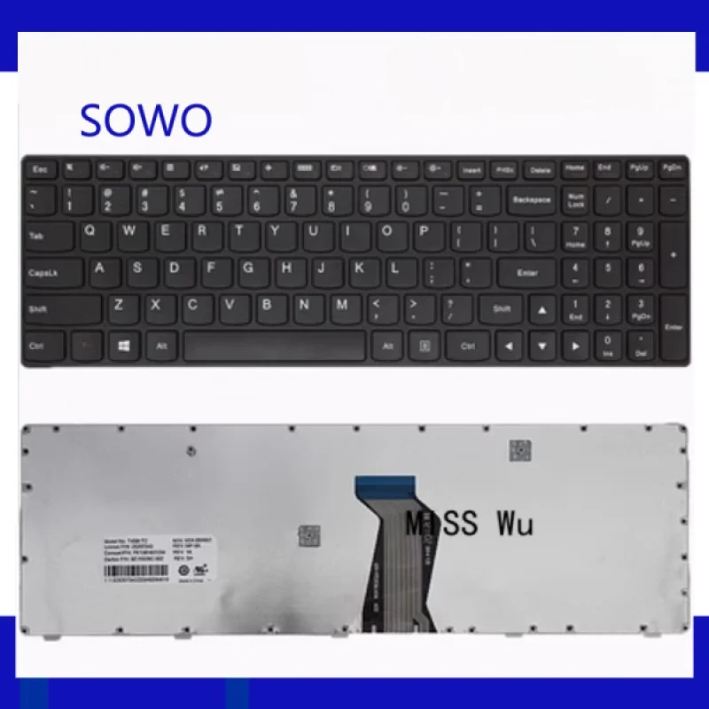 New Spanish Laptop Keyboard for Lenovo G500 G505 G500A G505A G510 G700 G700A G710 G710A G500AM G700AT  Laptop Keyboard