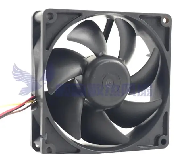 Sanyo Denki 9AH0912P4G10 DC 12V 0.30A 90x90x25mm 4-Wire Server Cooling Fan