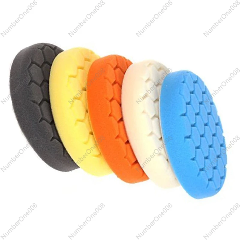 

5 шт., 6 дюймов, 150 мм, шестигранная логическая полировальная подушечка для полировки автомобиля, упаковка