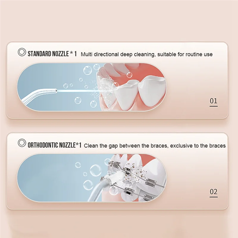 

BOFO Water Flosser For Teeth,Portable Mini Water Flosser, Cordless Water Teeth Cleaner Picks With Telescopic Water Tank