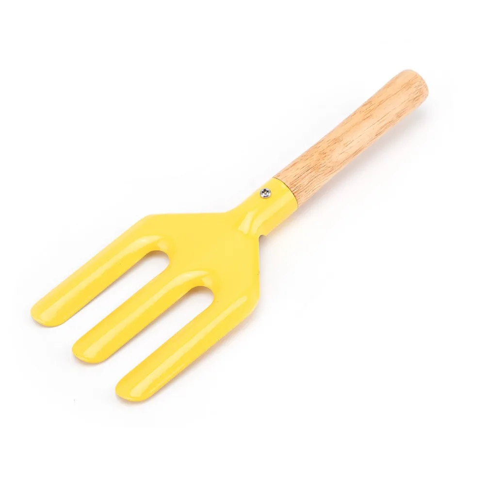 Con manico in legno Mini vanga canna pala forchetta cazzuola rastrello attrezzo da giardinaggio attrezzo da giardino per bambini