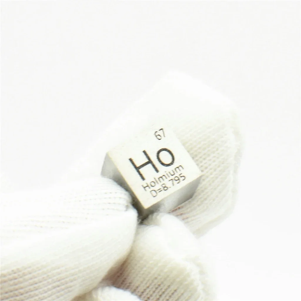 10mm Holmium Element Cube 99.9% Pure Ho Metal Block