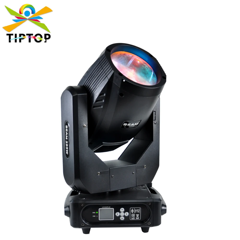 

TIPTOP New 295W High Power Professional Beam Moving Head Light 16/20 DMX Channels Rainbow with Frost Lens TP-L295