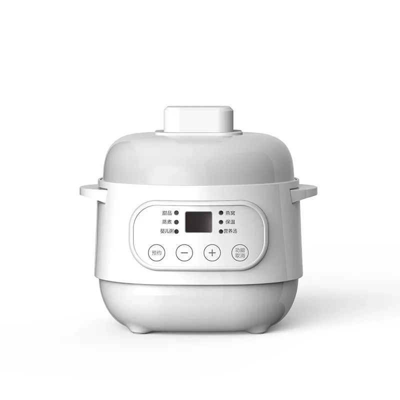 Electric Ceramic Slow Cooker Automatic Water-Sealing Bird\'s Nest Pot Stewing Wholesale Kitchen Appliance