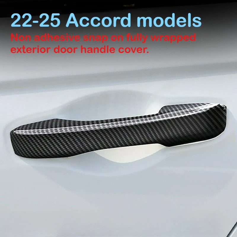 

Applicable for 22-25 Honda Accord Door Handle Modification Accord Door Handle Decoration ABS Protection Glossy Accessories